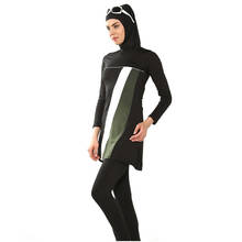 5XL-S Islamic swimsuit lady full of Muslim Islamic headscarf swimsuit swimsuit for Muslim girl woman 2024 - buy cheap