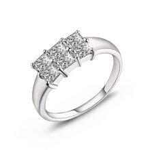 Anéis de casamento em ouro branco para mulheres, acessórios de casamento com cristal zircônio cz 8r1644 2024 - compre barato