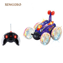 RC Electric Toy remote control mini car 360 degree rolling rotating car wheel Flashing Color light stunt car children toy Gift 2024 - buy cheap