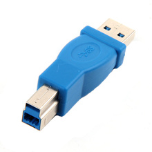 2pcs/lot USB 3.0 Type A Male TO Type B Male Adapter Converter Jack For Printer 2024 - buy cheap