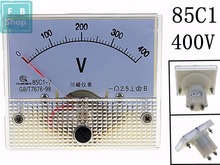 Panel de agujas de voltaje, medidor de Voltímetro analógico, 85C1, 100V, 150V, 200V, 250V, 300V, 400V, 500V, CC, 1 Uds. 2024 - compra barato