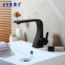 Jieni-torneira para banheiro, preto, bronze, 1 punho, banheiro, pia, pia, torneira, misturador 2024 - compre barato