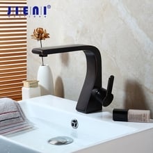 JIENI Black Bronze Bathroom Faucet 1 Handle Bathroom Deck Mount Basin Sink Vanity Tap Mixer Faucet 2024 - buy cheap