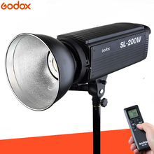 Godox-Panel de luz LED LCD para estudio fotográfico, SL-200W versión blanca, Control inalámbrico para vídeo, bodas, diarios, grabación de vídeo 2024 - compra barato