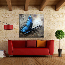 Pure Hand-painted Canvas Painting Wall Art Butterfly Oil Painting Animal Pictures High Quality Decoration Home Modern Home Decor 2024 - buy cheap