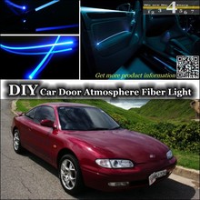 Luz de advertencia interior para Mazda MX-6 MX6, banda de luces de fibra óptica, Panel de iluminación de puerta, reacondicionamiento interior 2024 - compra barato