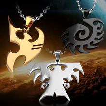 New Starcraft 2 II Terran Necklace Pendant Free With Chain Titanium Steel Real Game Jewelry Multi-Color 2024 - buy cheap