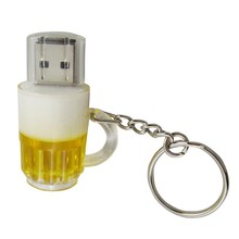 Presente criativo de cerveja, bonito, usb, flash drive, 64gb, 32gb, 16gb, 8gb, memória de computador 2024 - compre barato