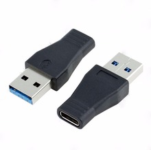 2 piezas USB 3,0/2,0 (tipo A) macho A USB 3,1 (tipo C), convertidor de conector hembra Aadpter 2024 - compra barato