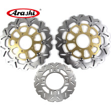 Arashi-rotores de disco de freno trasero, accesorio para KAWASAKI Z800 Z800-ABS, 2013-2016 CNC, frontal flotante, rotores Z800 ABS 2013 2014 2015 2016 2024 - compra barato