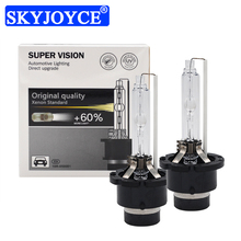 SKYJOYCE 55W D2S Xenon Bulb 4300K D2S 6000K D4S Car Headlight 35W 55W D2S D2R D4R D4S 5000K 80000K 10000K HID Replacement Bulb 2024 - buy cheap