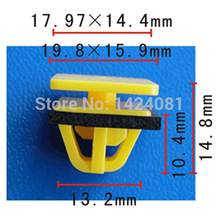 20x OEM Nylon for Hyundai Rocker Panel Clip With Sealer 87758-3D000 877583D000 2024 - buy cheap