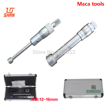 Marca Shan-herramienta de medición de micrómetro interior de tres puntos, 6-8mm, 8-10mm, 10-12mm, 12-16mm, 16-20mm 2024 - compra barato