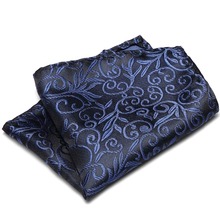 Toalha de bolso floral, toalha de bolso vintage para homens, lenço quadrado de bolso, de seda de poliéster, para negócios 2024 - compre barato
