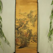 Antique collection Boutique Calligraphy and painting the Tang Bohu autumn diagram 2024 - buy cheap