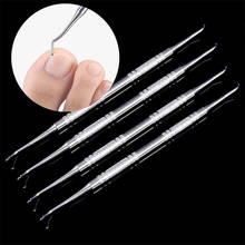 1pc Stainless Steel 2 Way Multifunction Nail Art Spoon Cuticle Pusher Remover Dead Skin Groove Pick DIY Manicure Pedicure Tools 2024 - buy cheap