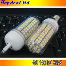 New G9 140led smd 3528 7w led light lamp bulb, warm white / cold white, 200-240V AC 2024 - buy cheap