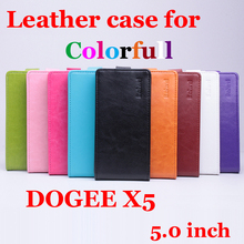 9 Color 5.0" For DOOGEE X5 Case High Quality Leather Flip Around Cover For DOOGEE Galicia X5 Cases For DOOGEE X 5 Case For DG X5 2024 - buy cheap