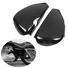 Tampa Lateral da motocicleta Bateria Para Harley Sportster XL 1200 883 48 72 Ferro 883 2004-2013 2012 2024 - compre barato