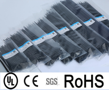 Cinta de Cable de bloqueo automático de nailon de alta calidad, envoltura de cremallera, 8x100mm, 200, 250, 300, 350, 400, 450, 500mm, plástico, color negro, 550 Uds. 2024 - compra barato
