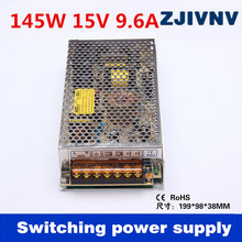 145W SMPS switching power supply single output 15V 9.6A 110/ 220v to dc 15v  for led light/dospaly/ cnc (s-145-15) 2024 - buy cheap