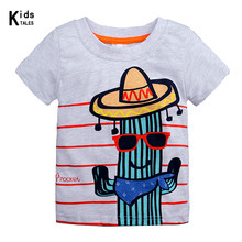 RQ-371 Summer children T-shirt baby girl blouse boy T-shirt children tops animal printing clothes for kids 2024 - buy cheap