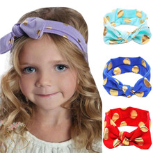 12 Colors Baby Hair Band Knot Rabbit Headband Bow Cotton Blend Headwrap Headwear Bowknot Toddler Turban Hair Accessories 2024 - buy cheap