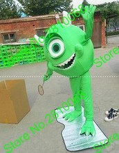 Make EVA Material Green Mike Monster Wazowski One-Eyed Mascot Costume Cartoon Apparel Masquerade Birthday party  766 2024 - buy cheap