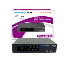 High quality satellite tv receiver Freesat v7 combo dvb-s2+ATSC satellite receiver for Canada, Mexico and USA 2024 - buy cheap