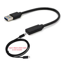 Кабель-адаптер OOTDTY USB 3,1 Type C Female to USB 3,0 USB-C к разъему типа A для Macbook 2024 - купить недорого