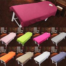 NEW Professional Cosmetic Salon Sheets SPA massage treatment bed table cover sheets with hole 9 Colors to Choose Drop Shipping 2024 - buy cheap