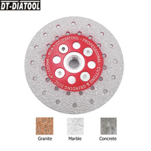 1pc Dia 100mm/4" Vacuum Brazed Double Side Coated Diamond Cutting Wheel Grinding Disc for Stone Marble Granite Concrete #40/50 2024 - buy cheap