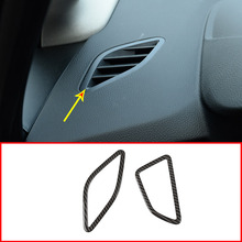 Carbon Fiber For BMW 2 Series F45 F46 218i 220i 2015-18 Car Accessory ABS Dashboard AC Vent Outlet Frame Trim Left Handle driver 2024 - buy cheap