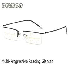 Belão óculos de leitura multifocal progressiva, unissex, presbiopia e dioptria, óculos para homens e mulheres, + 1.0 + 1.5 + 2.0 + 2.5 + 3.0 rs800 2024 - compre barato