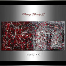 Hand painted oil painting Drip Art Style Painting Large decor # large Abstract paintings Red black oilpainting Free shipping 2024 - buy cheap