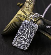 hot sell new - free shipping Handmade tibet Silver dragon Angel Sword Necklace pterosaurus Pendant 2024 - buy cheap