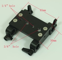 New design railblocks w/ Tripod Mounting Plate for 15mm Rod clamp support DSLR tripod camera 2024 - buy cheap