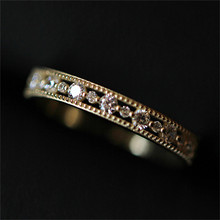 ROMAD женское тонкое простое кольцо с кристаллами обручальное кольцо Изящные циркониевые кольца на палец для женщин противоаллергические ювелирные изделия обручальные кольца 2024 - купить недорого