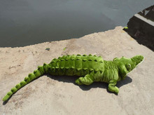 big crocodile plush toy stuffed crocodile pillow birthday gift about 120cm 2024 - buy cheap