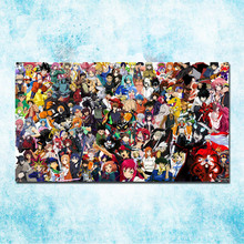 Sword art online pôster de tela impressa 13x24 24 x4 3 cabeças-003 2024 - compre barato