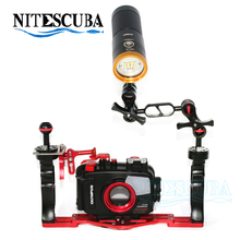 NiteScuba Diving Underwater Photography kits for TG5 TG4 camera housing handle tray shutter trigger Wet Lens& dive light& float 2024 - buy cheap