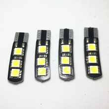 4pcs T10 LED 194 168 W5W 6 SMD 5050 LED Canbus Bright Double No Error Knife edge Car Interior Bulbs Light Parking Width Lamps 2024 - buy cheap