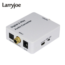 Larryjoe-conversor digital de áudio bidirecional, conversor óptico toslink spdif coaxial, amplificador de sinal de áudio 2024 - compre barato