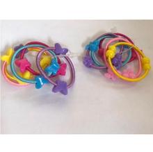 ta240 2018 new fashion Good girl dress Head rope colored plastic buckle small children elastic force hair band Jewelry 5pcs/set 2024 - buy cheap