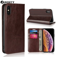 On Case For Coque Apple iPhone Xs Max Cover for iPhone XR Xs Max Luxury Genuine Leather Wallet Flip Case Phone Stand Cover 2024 - buy cheap