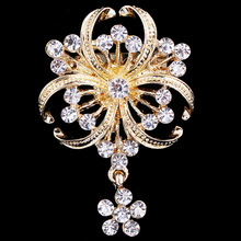 new elegant luxury wedding corsage wedding f rhinestone women brooches for party gift brooch pins 2024 - buy cheap