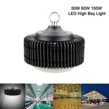 Chip LED de alta potencia para iluminación de almacén, luz LED para techo alto UFO de 220V-240V, 50W, 60W, 100W, IP40, SMD5730, 1 unidad 2024 - compra barato
