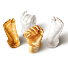 Детские 3D руки и ноги печати плесень порошок штукатурка литья комплект отпечаток руки подарок на память ребенка рост мемориал 2024 - купить недорого