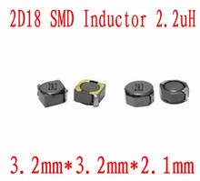 NEW SMD Inductors 2D18 2.2UH Chip inductor 3*3*2mm CDRH 2D18  2R2 Shielding Power inductance 1000 PCS 2024 - buy cheap