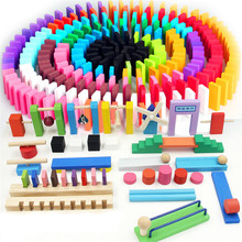 Kids Wooden Domino Institution Accessories Organ Blocks Rainbow Jigsaw Dominoes Montessori Educational Wood Toys for Children 2024 - купить недорого